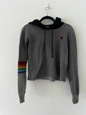 Aviator Nation Cropped Hoodie